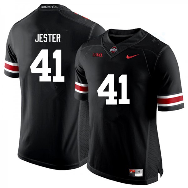 Ohio State Buckeyes #41 Hayden Jester Men NCAA Jersey Black
